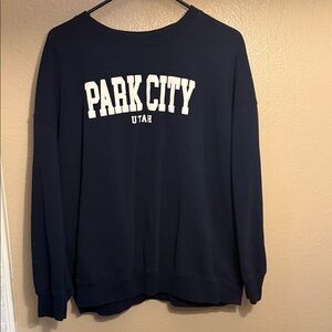 Old Navy Navy Blue Crewneck Sweater